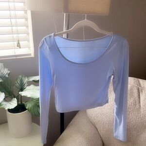 Shein Light Blue Women's Top